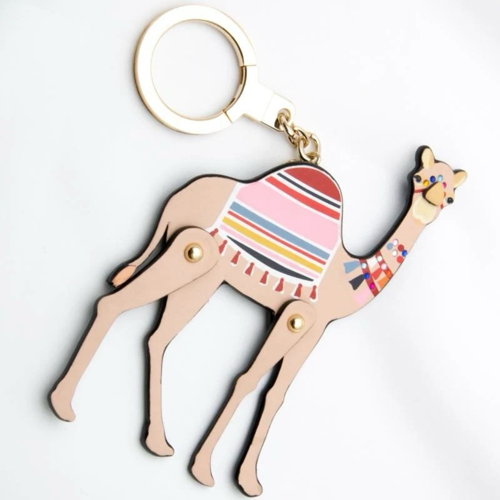 Kate Spade Spice things up Camel key fob